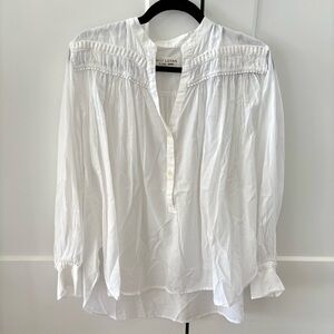 Nili Lotan White Cotton Blouse